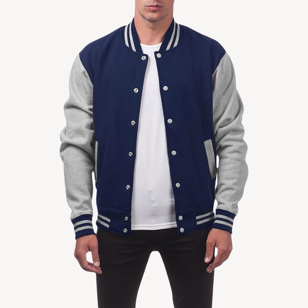 Men's - Baseball Jacket - Stylish & Comfortable - Perfect for Casual Wear & Sports