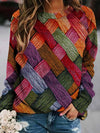 Colourful print sweatshirt