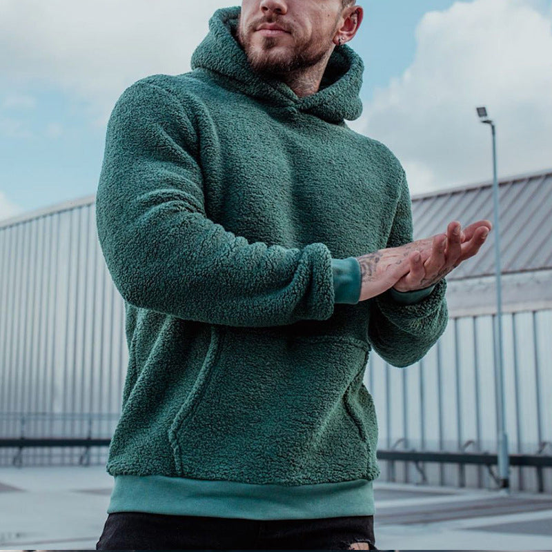 Men - Hoodie - Plush Fabric - Cosy Cold Fit