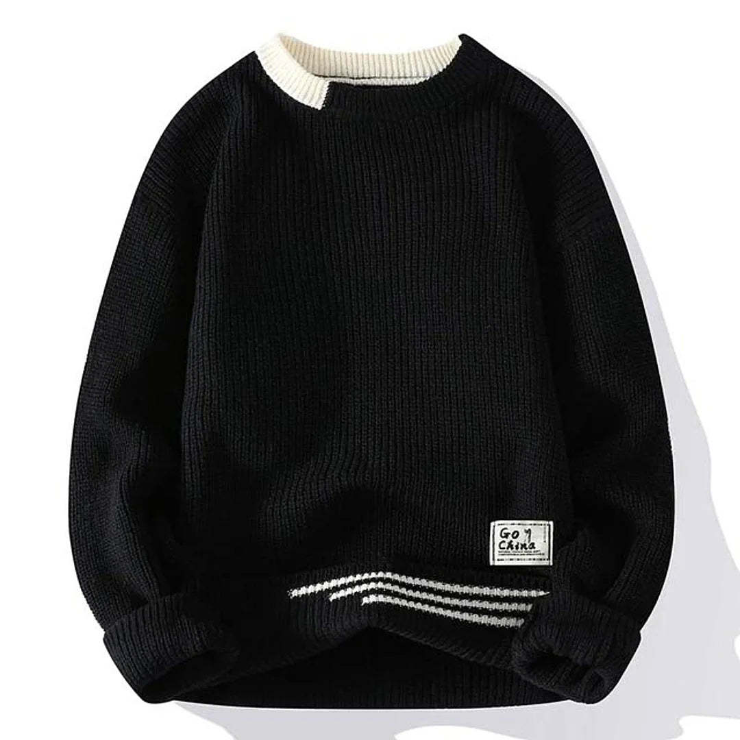 Men - Knitted Jumper - Soft and Cosy Material - Stylish Knitwear for Everyday Comfort