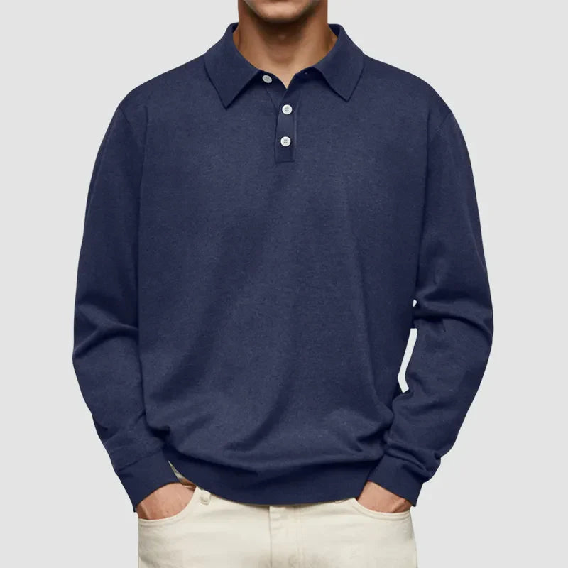 Men's - Polo Shirt - Soft Cotton Blend - Solid Colour - Versatile Casual Style for Every Occasion
