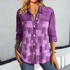 Casual Checked Blouse