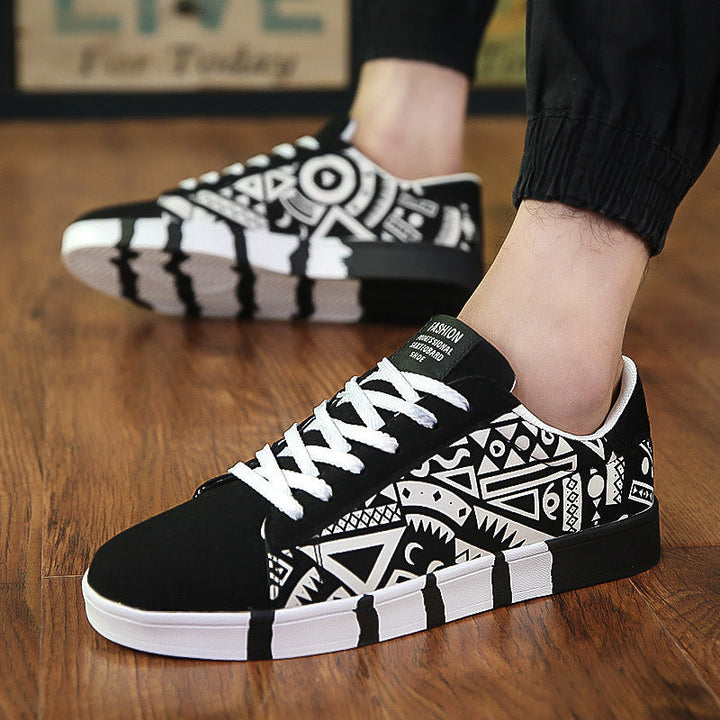 Modern trend shoes canvas