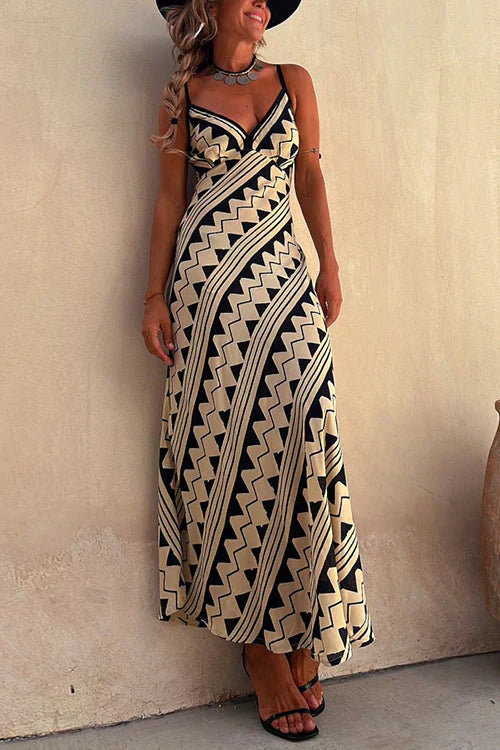 Ethnic print dress