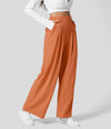 Classic high-waisted trousers for women