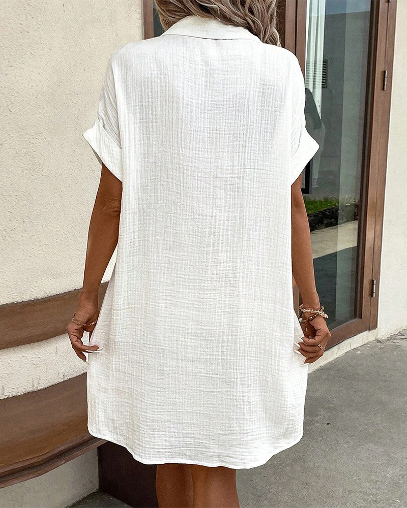 Comfortable shirt dress