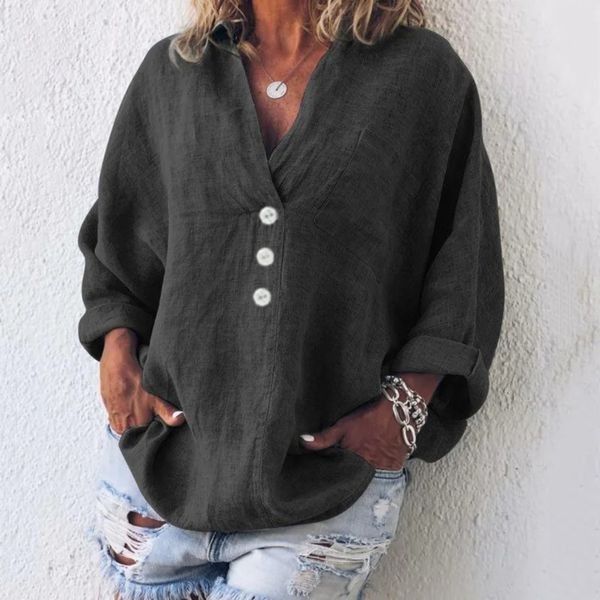 Linen summer blouse