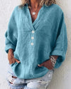 Linen summer blouse