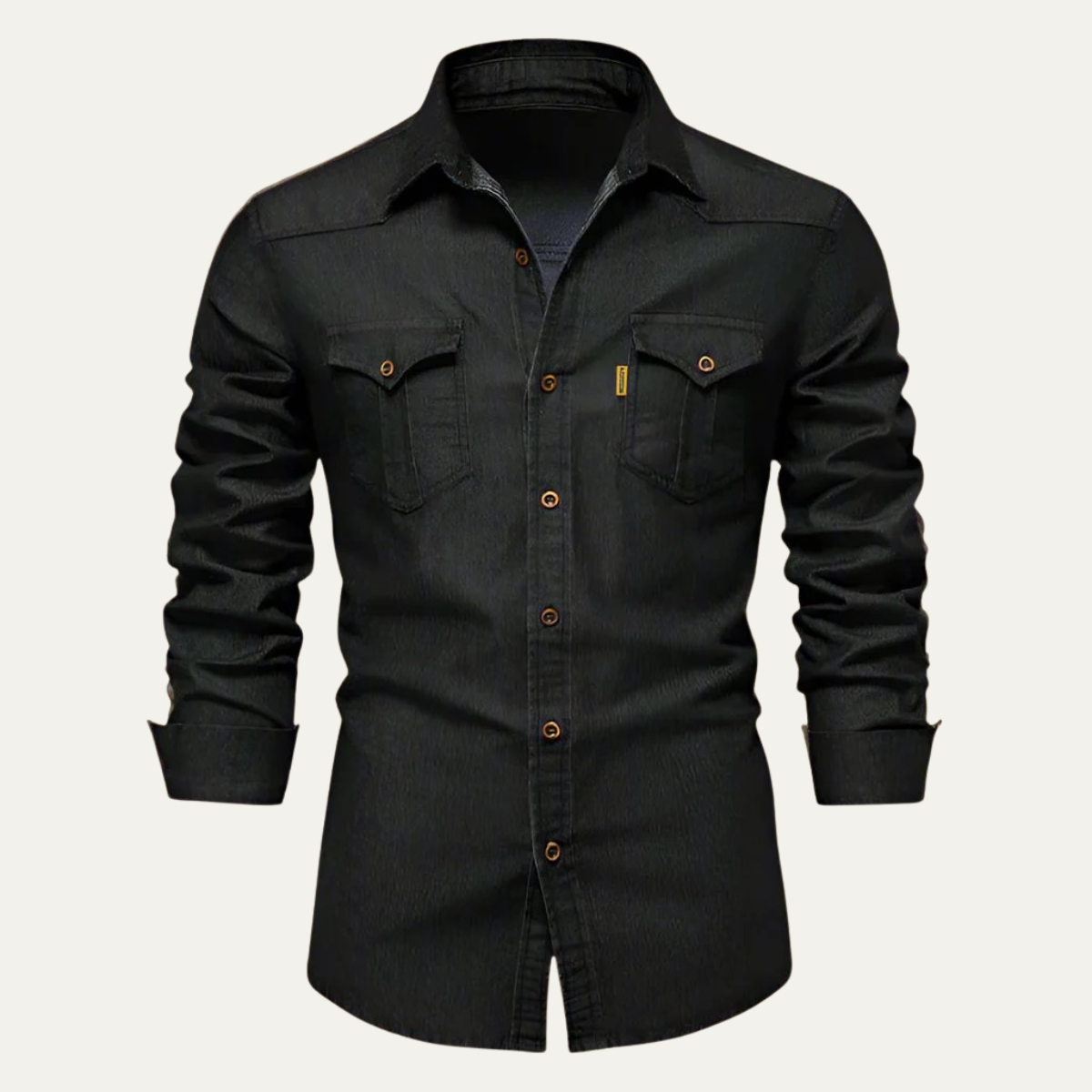 Men's - Denim Shirt - Classic Style - Durable Fabric - Casual Wardrobe Essential