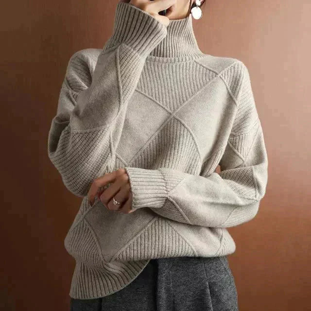 Stylish turtleneck jumper