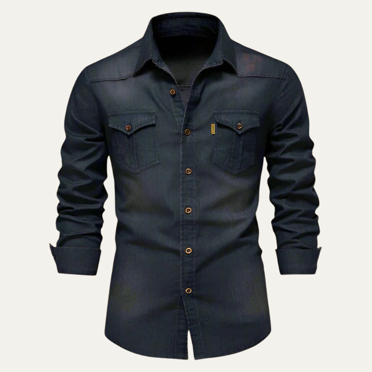 Men's - Denim Shirt - Classic Style - Durable Fabric - Casual Wardrobe Essential
