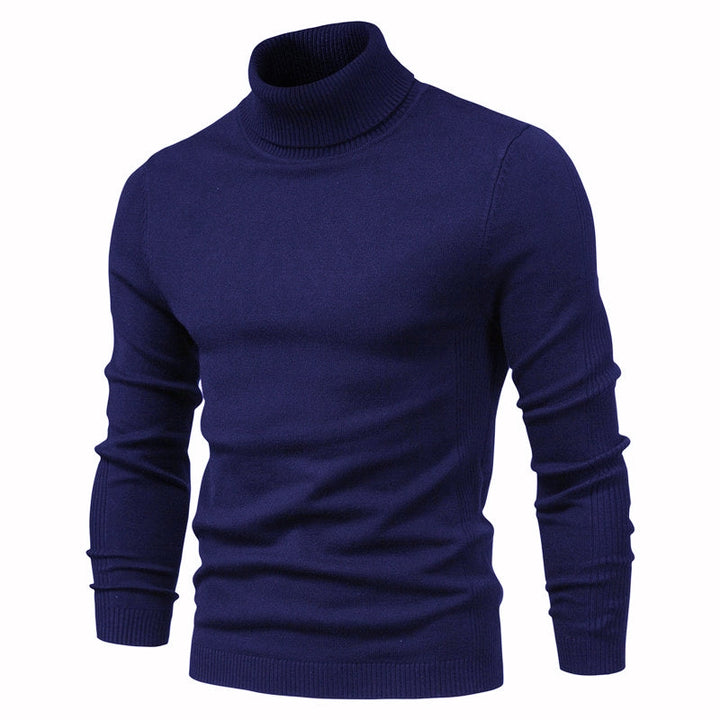 Men's Turtleneck Basic Cashmere Base Sweater