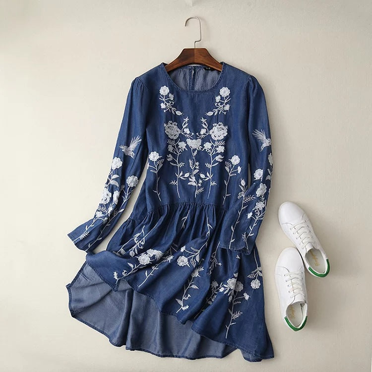 Versatile Embroidered dress in any season