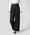 Classic high-waisted trousers for women