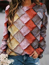 Colourful print sweatshirt