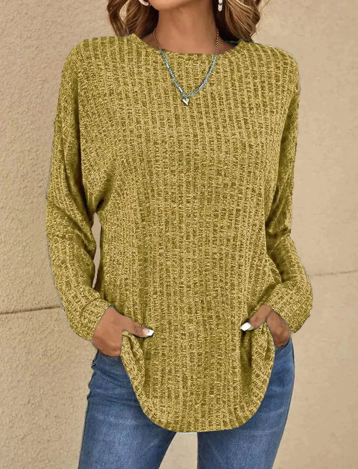 Casual sweatshirt with texture