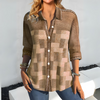 Casual Checked Blouse