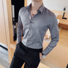 Men's business shirt slim fit Kent collar