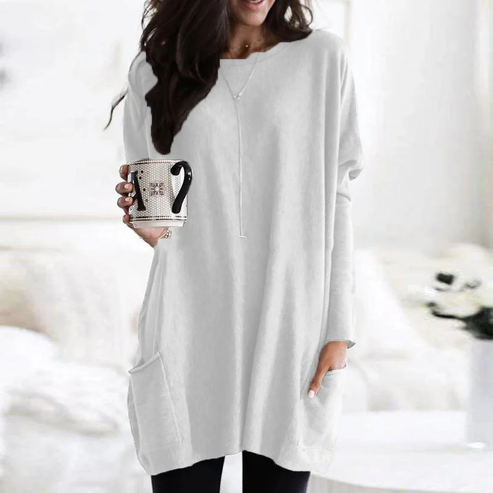 Casual long-sleeved top