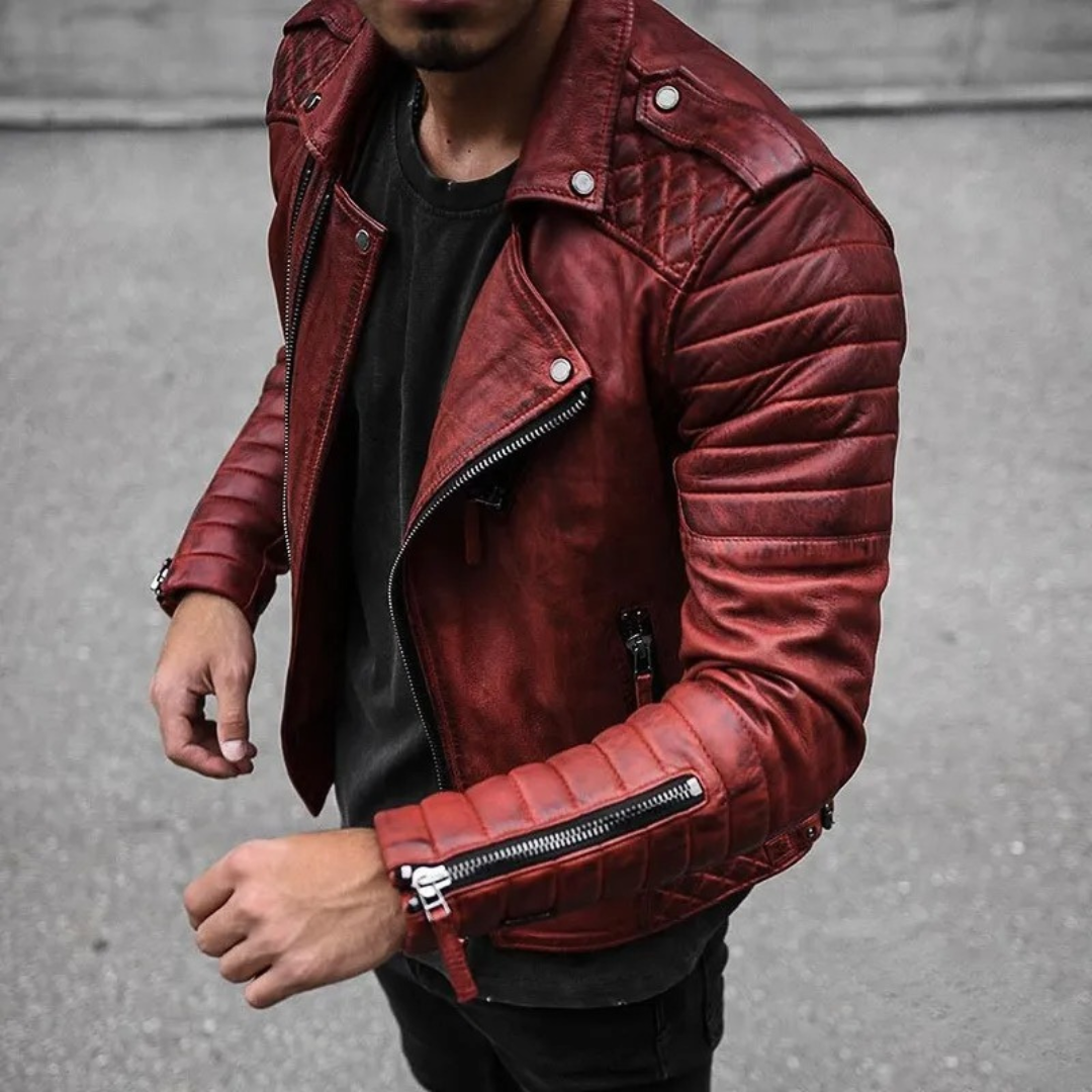 Men's - Biker Jacket - Waterproof - Fashionable Style - Versatile for Every Adventure