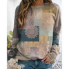 Chic sweatshirt with colour block design