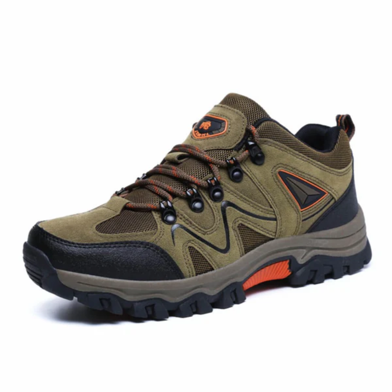 Men's - Lace-Up Hiking Shoes - Durable & Comfortable