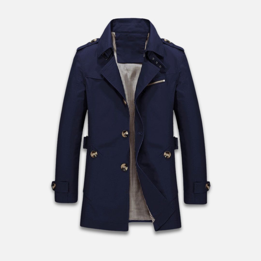 Men's - Windproof Jacket - Durable Fabric - Warm Insulated - Cold Weather Outerwear