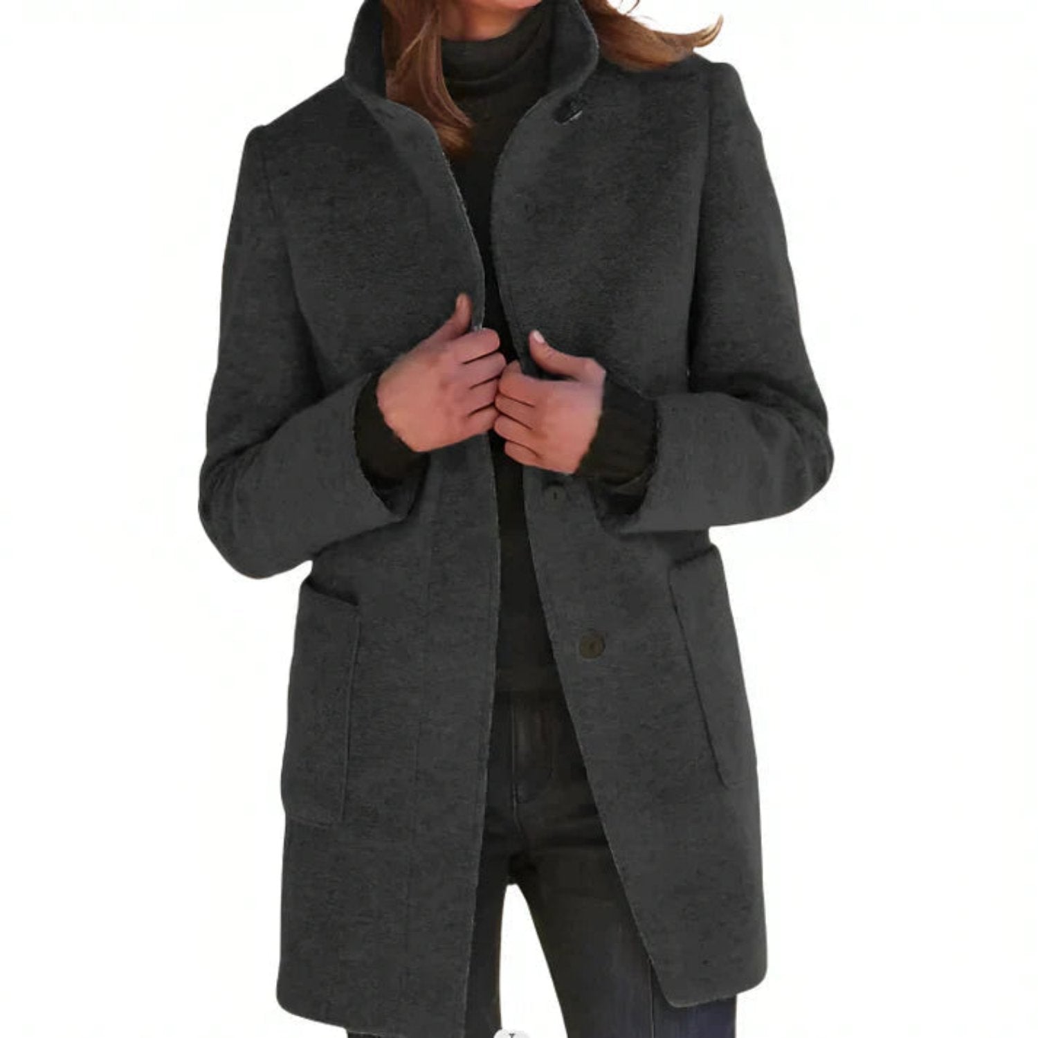Women's - Chic Coat - Effortless Elegance - Perfect for Fall/Winter
