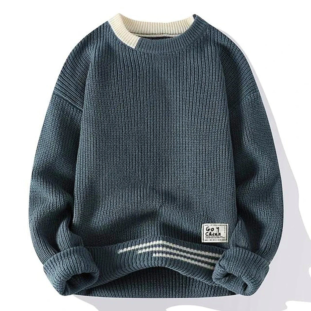 Men - Knitted Jumper - Soft and Cosy Material - Stylish Knitwear for Everyday Comfort