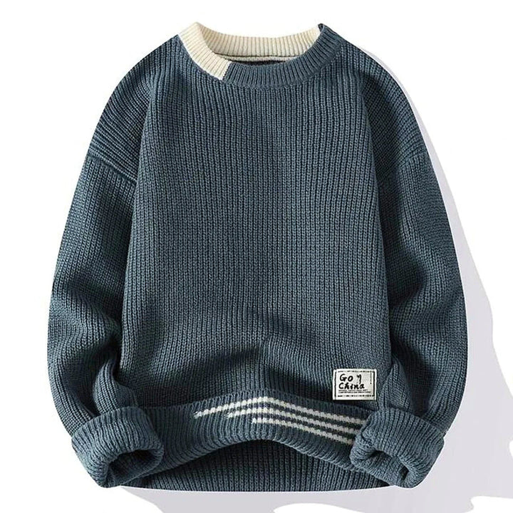 Men - Knitted Jumper - Soft and Cosy Material - Stylish Knitwear for Everyday Comfort