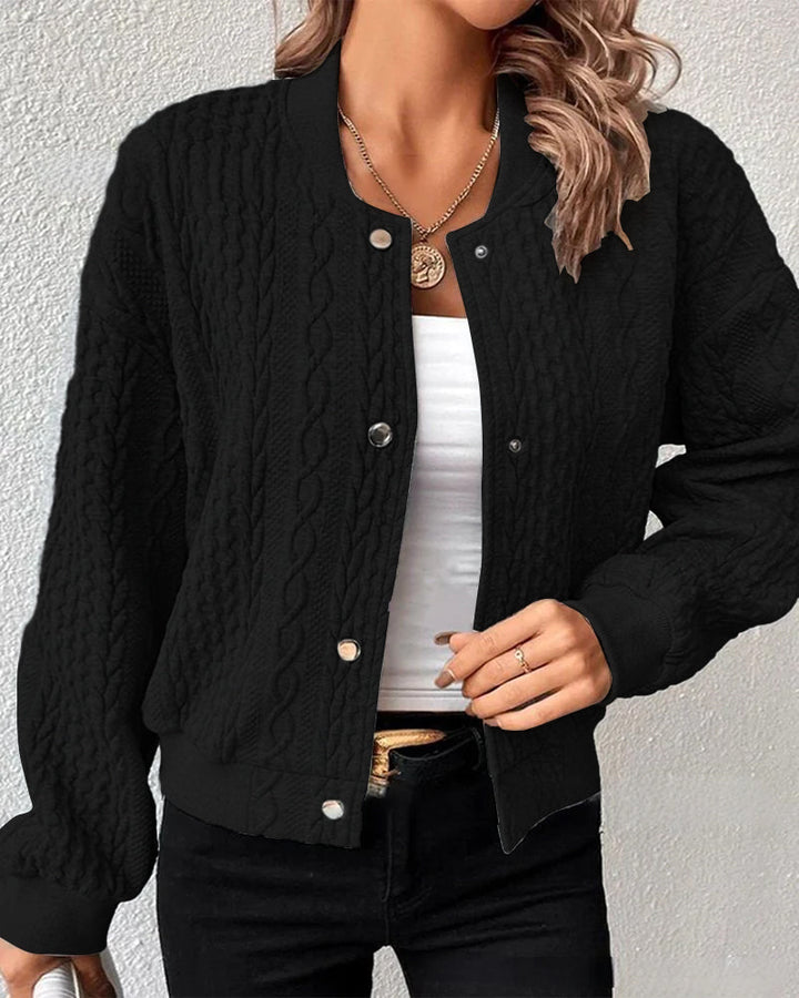 Ladies cardigan with buttons