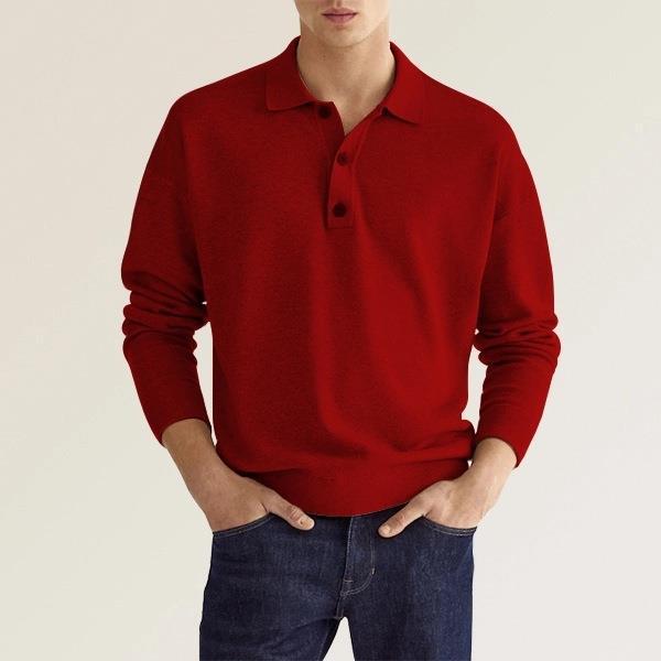 Men's V-neck with long sleeves