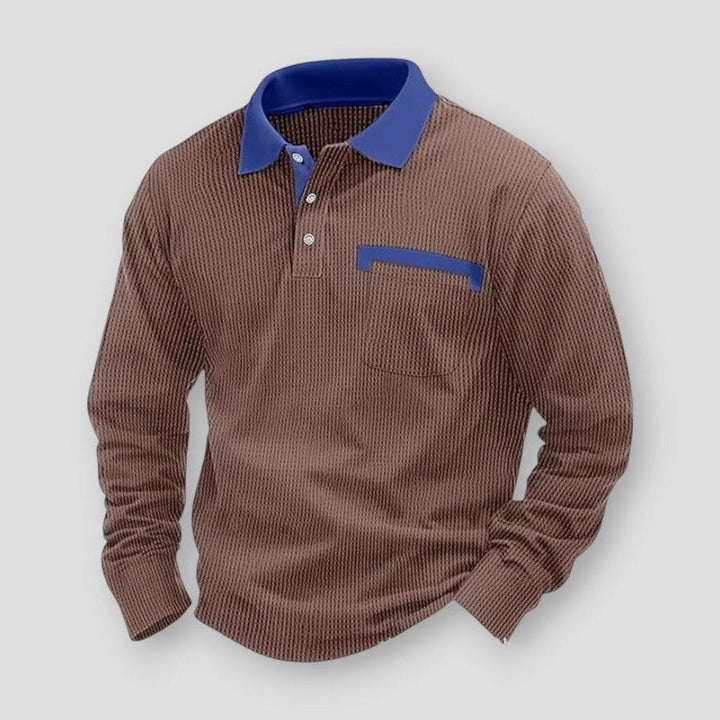 Men - Polo Shirt - Comfortable Cotton - Stylish Dover Design for Casual Wear