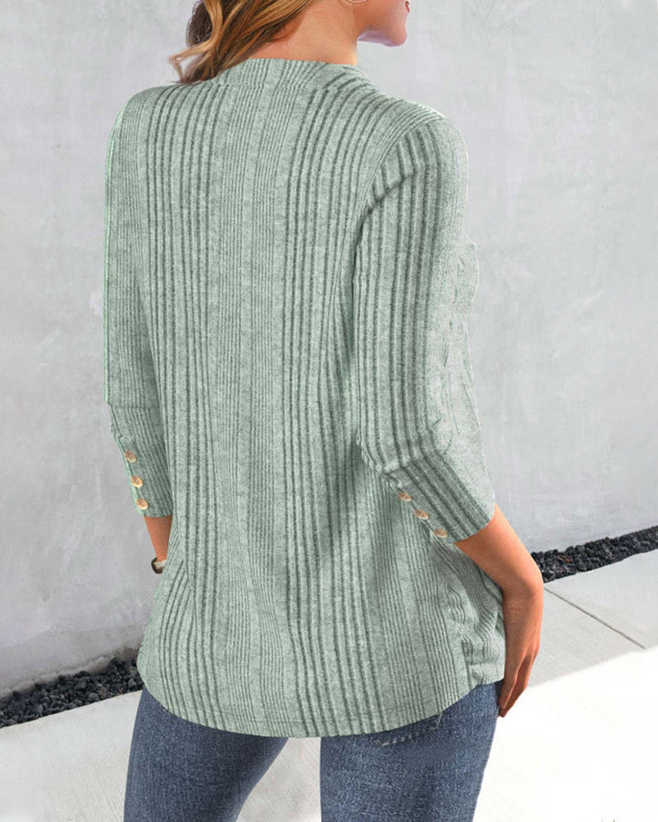 Plain green blouse