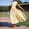 Women's - Sleeveless Backless Maxi Dress - Elegant Summer Style - Perfect for Parties and Casual Outings