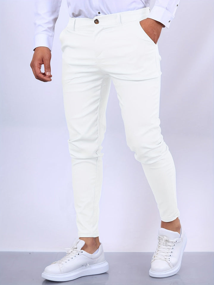 Fitted trousers for men