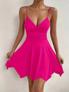 Women's - Elegant Summer Dress - Frill Design, Back Neckline & Elasticated - Perfect for Warm Weather Style