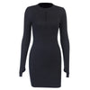 Modern Chic Fashion Long Sleeve Dress