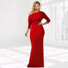 High Quality Perfect Pleated Evening Dress Long Sleeve Dress