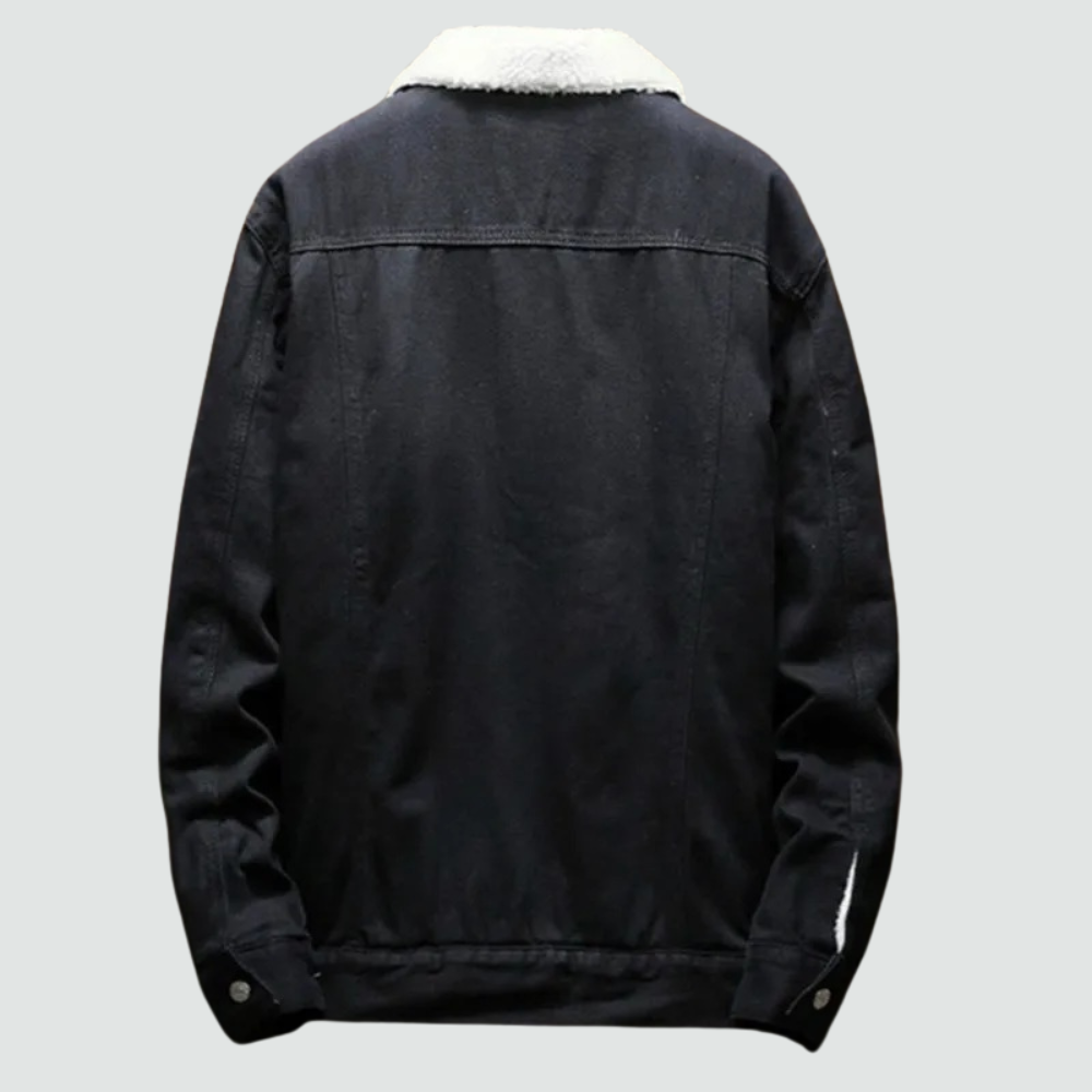 Men's - Denim Jacket - Classic Style - Durable Material - Timeless Wardrobe Essential