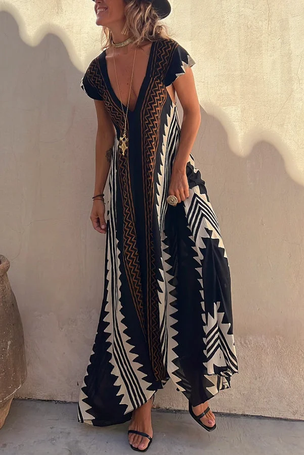 Elegant maxi summer dress