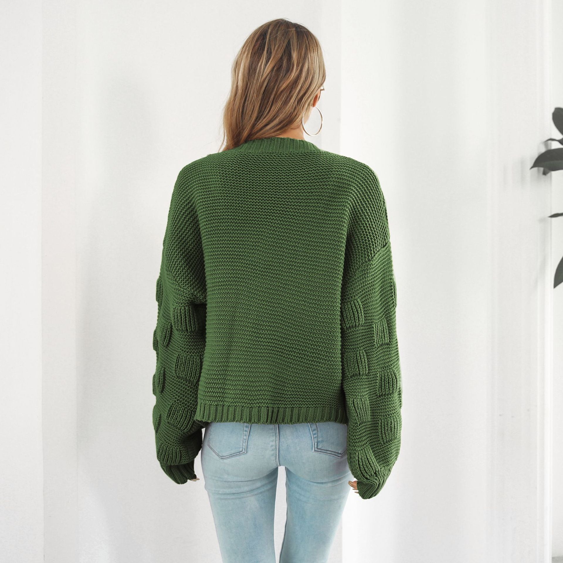 Ana™ cardigan with puff sleeves