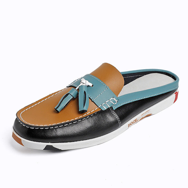 Loafers Casual half toe shoes