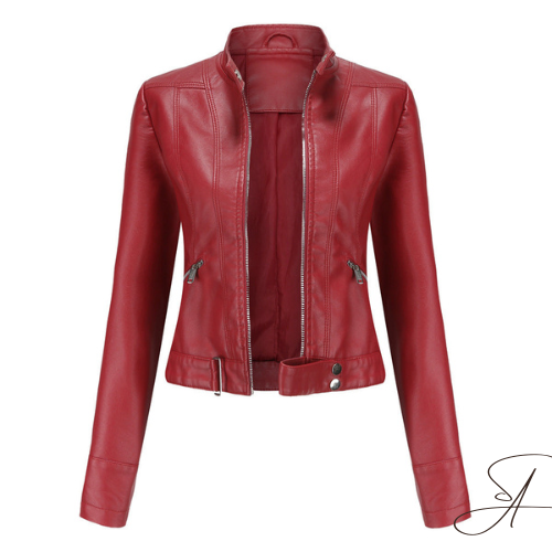 Elegant leather jacket