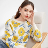 Jumper with floral pattern