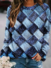 Colourful print sweatshirt