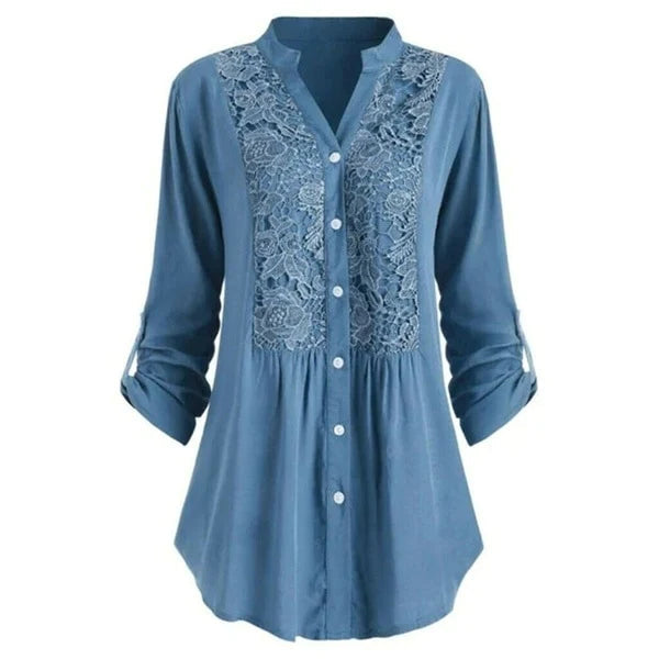 Casual blouse with long sleeves