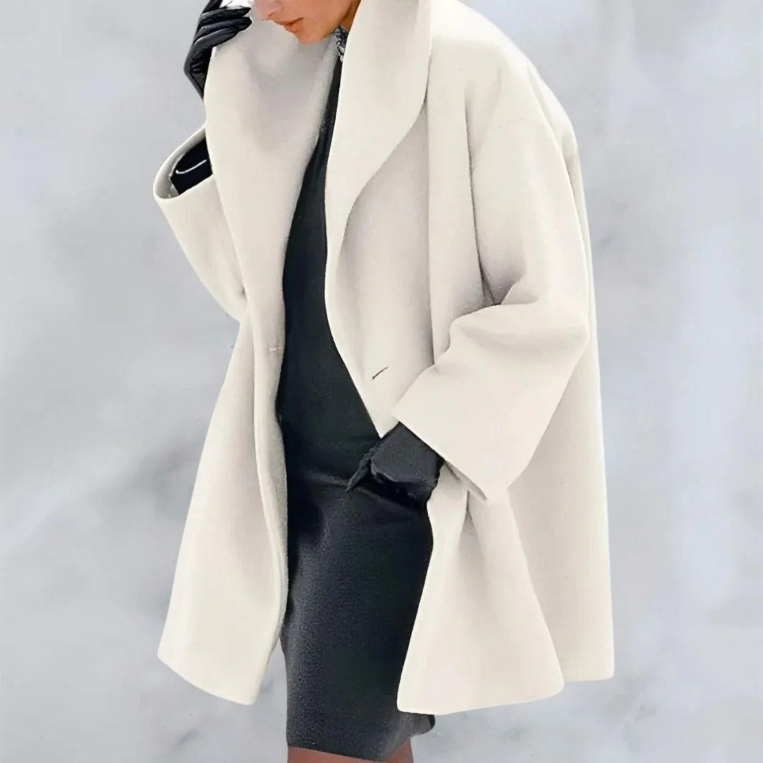 Women's - Winter Coat - Elegant Tailored Design - Chic Outerwear for Autumn and Winter