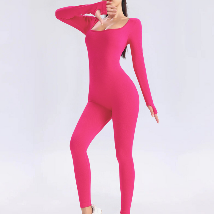 SleekSculpt long-sleeved jumpsuit