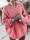 Loose fit women's jumper, casual autumn jumper